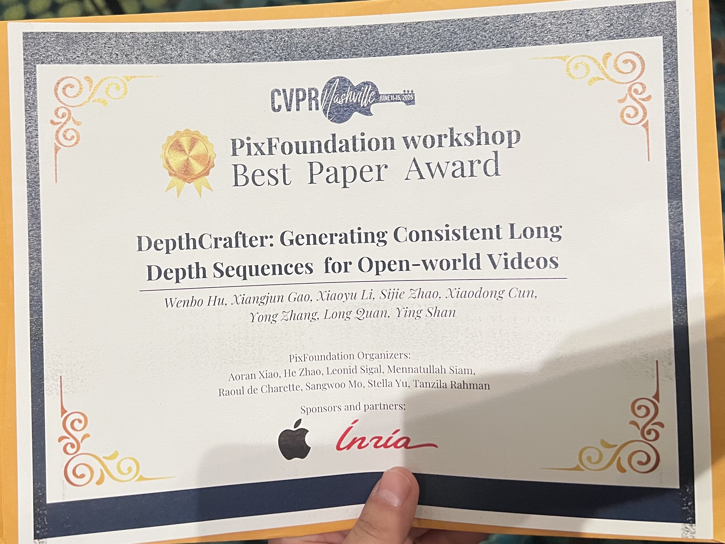 Best Paper Award